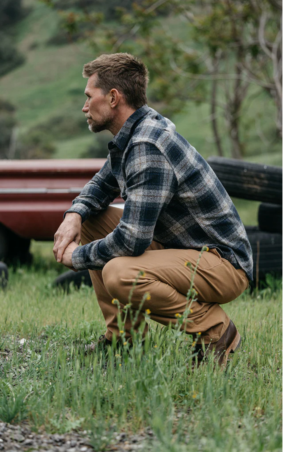 Hiroshi Kato The Pipe Straight Denit Chino - Khaki