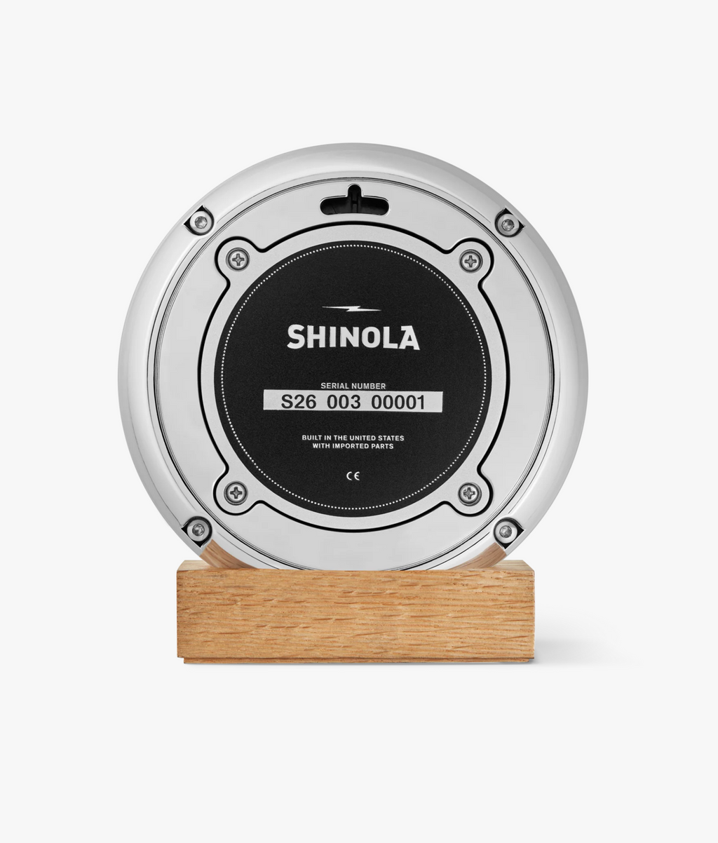 Shinola The Runwell  Clock - Green