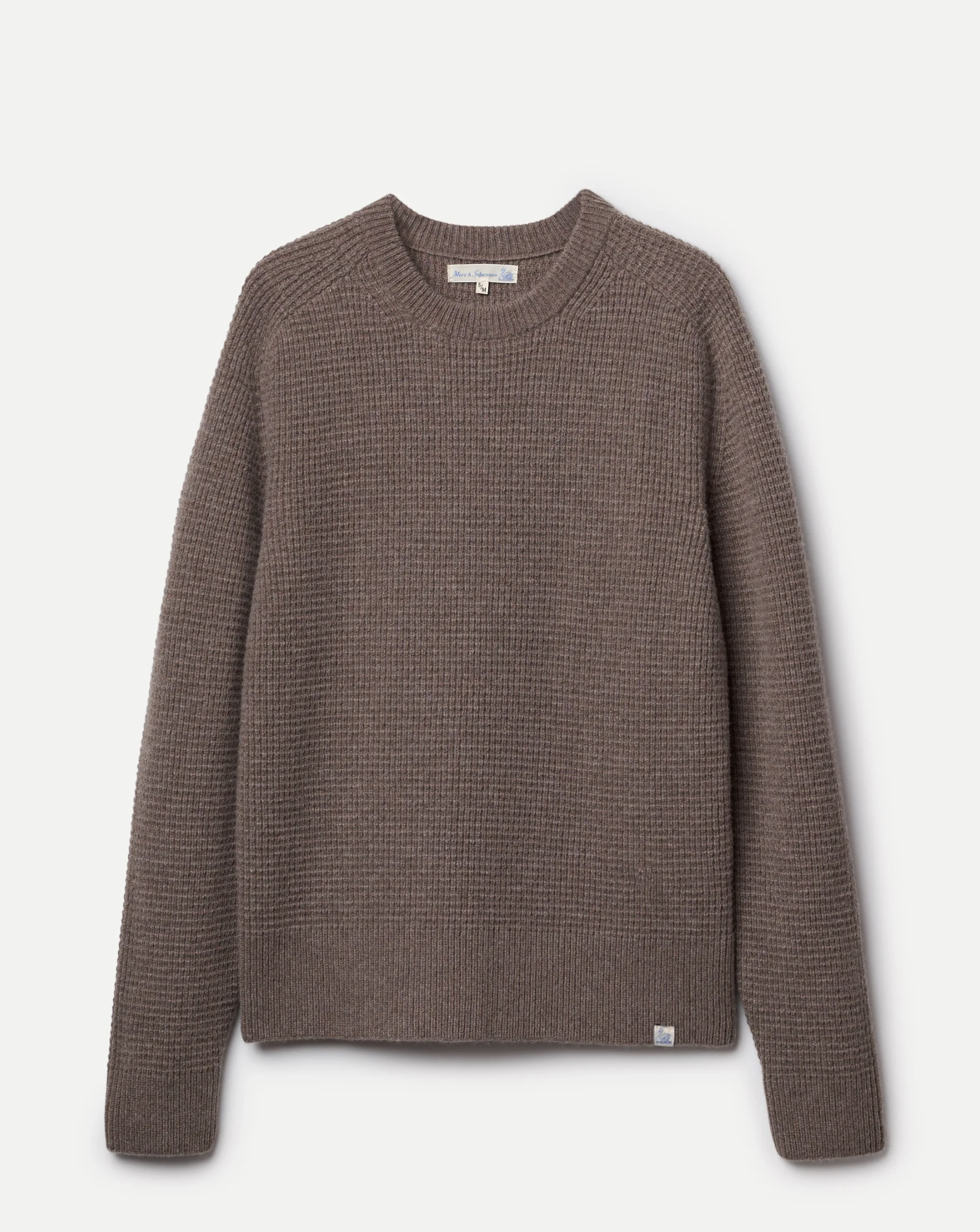 Merz b. Schwanen Waffle Pullover - Grain
