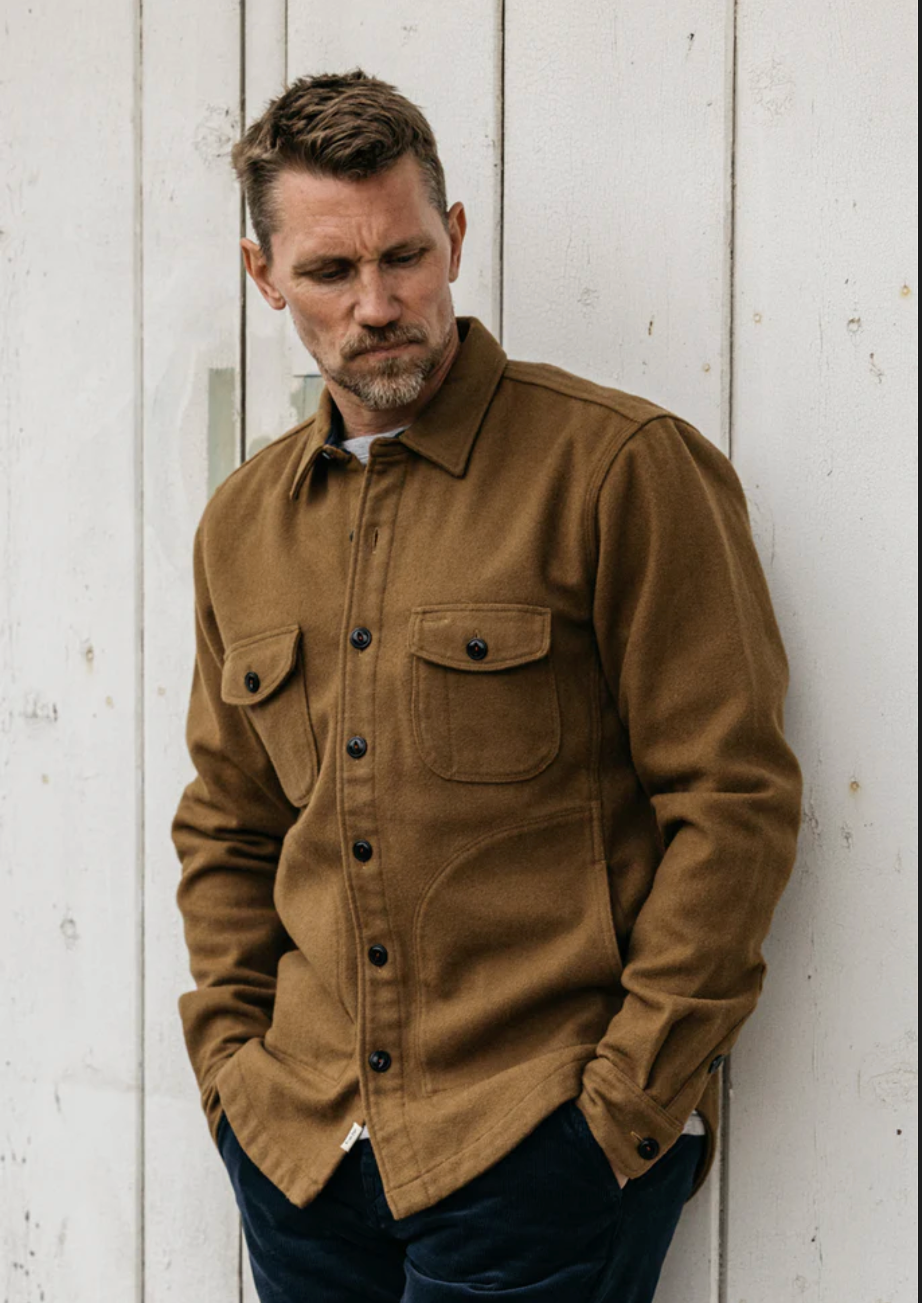 Hiroshi Kato The Anvil Shirt - Camel