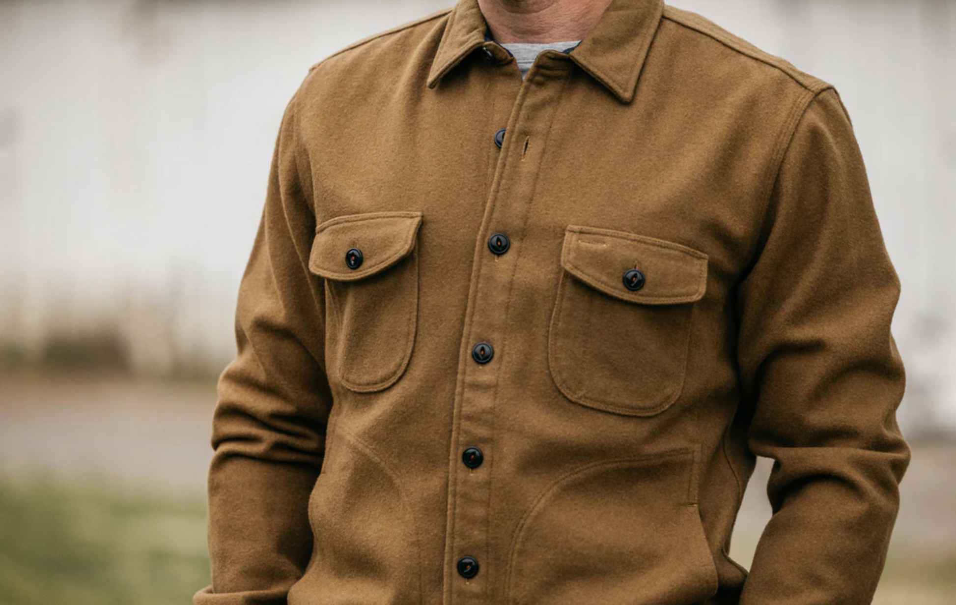 Hiroshi Kato The Anvil Shirt - Camel