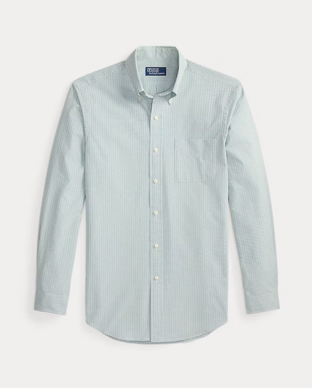 Polo Ralph Lauren Classic Poplin Woven Shirt - Green/Blue