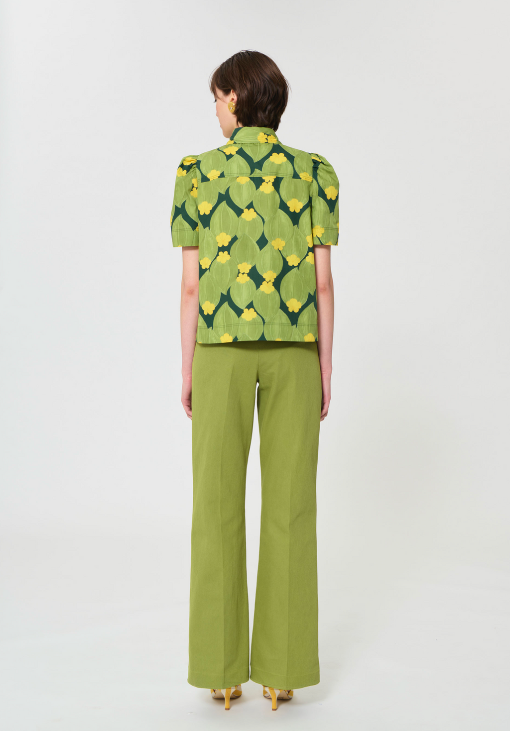 Tara Jarmon Tom Top - Green Floral