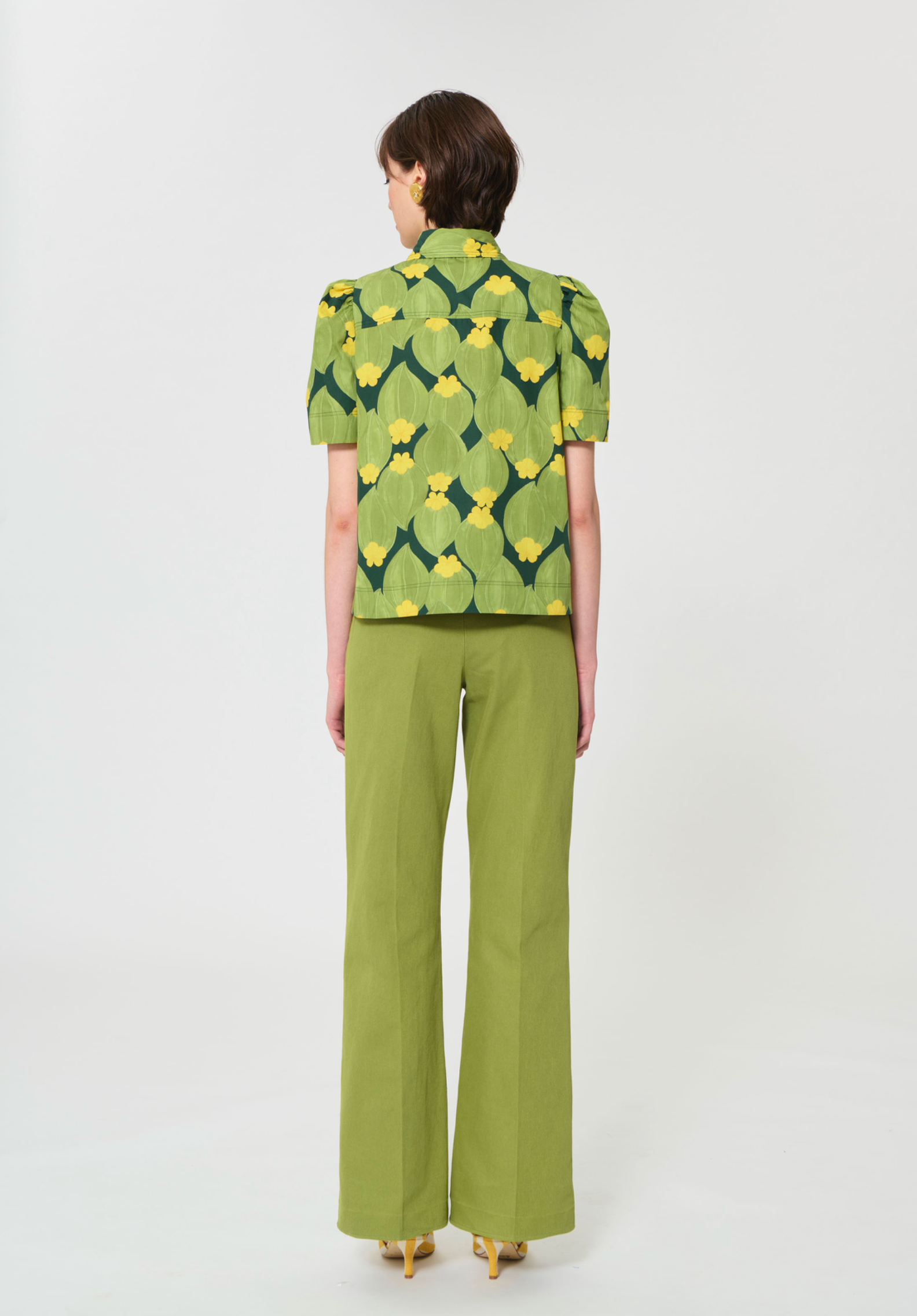 Tara Jarmon Tom Top - Green Floral