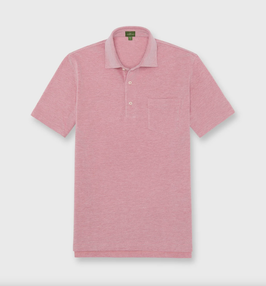 Sid Mashburn Short Sleeve Polo - Watermelon