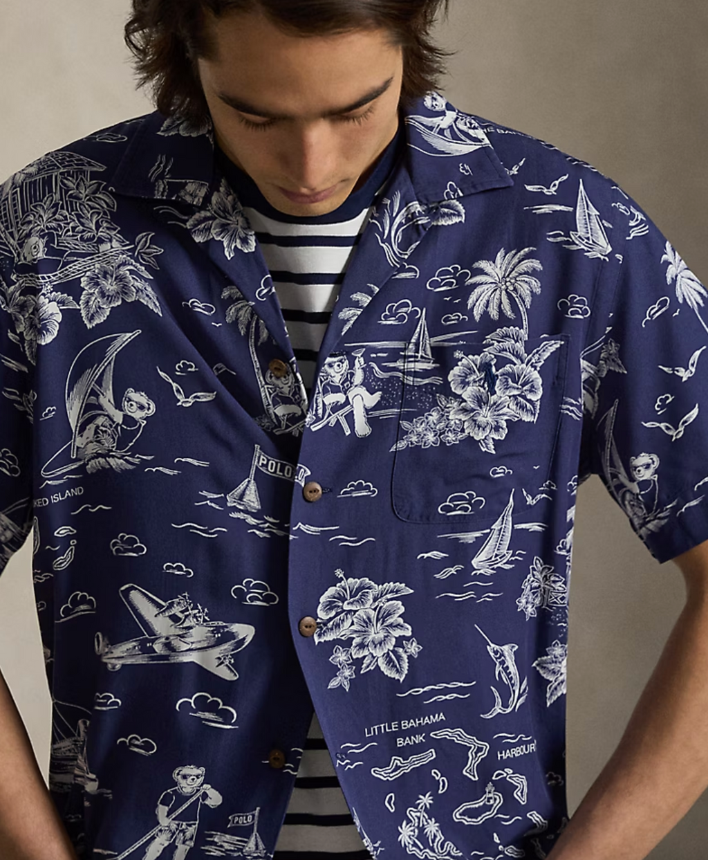 Polo Ralph Lauren Polo Camp Shirt - Harbour Island Bear