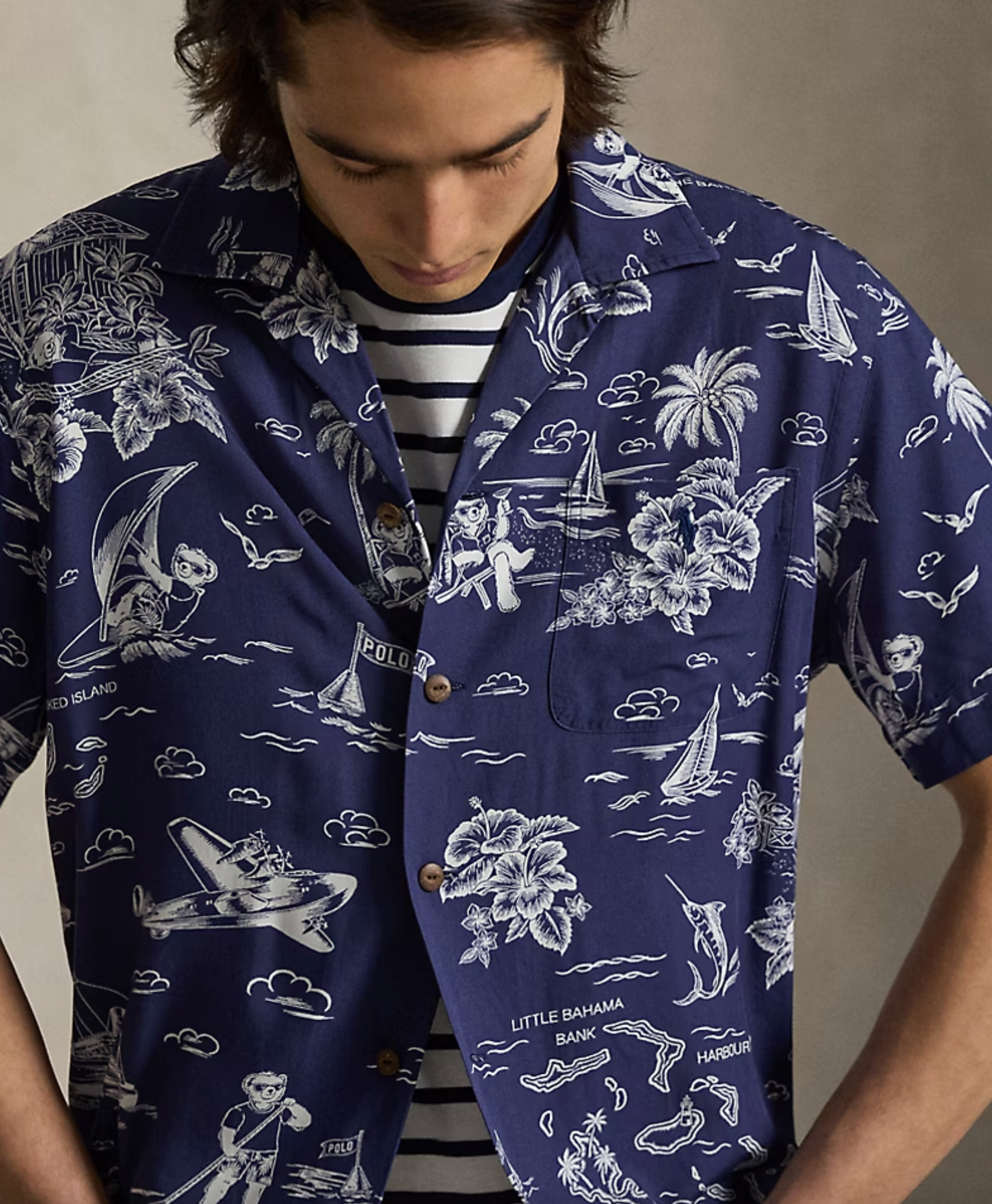 Polo Ralph Lauren Polo Camp Shirt - Harbour Island Bear