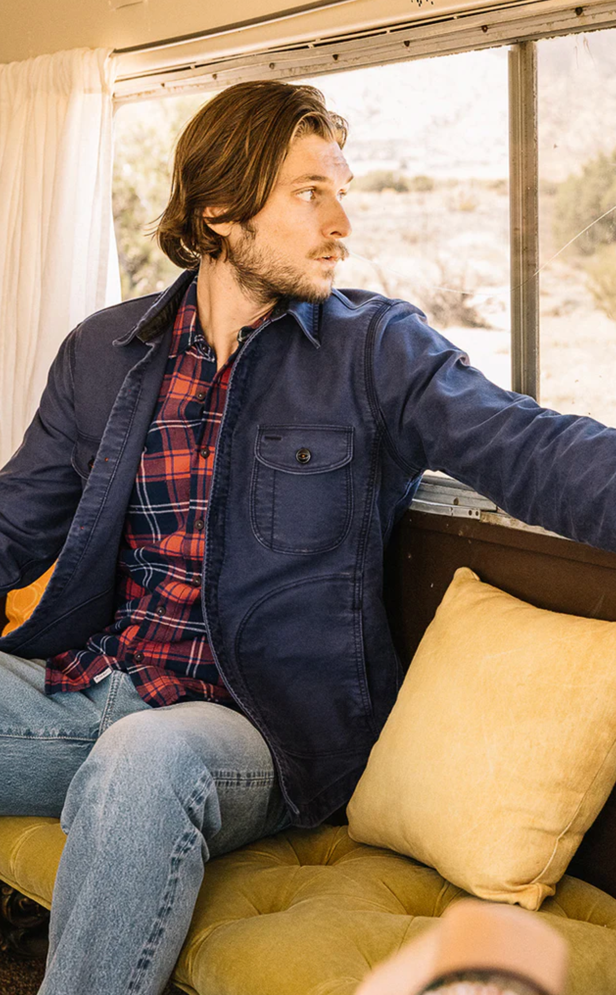 Hiroshi Kato The Ripper Vintage Nep Flannel Plaid - Diner Red