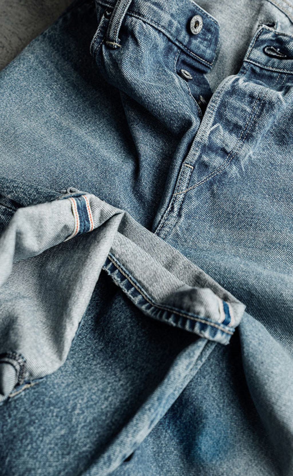 Hiroshi Kato The Pail Loose Straight - Natural Slub Indigo - Lou 12.5oz Selvedge