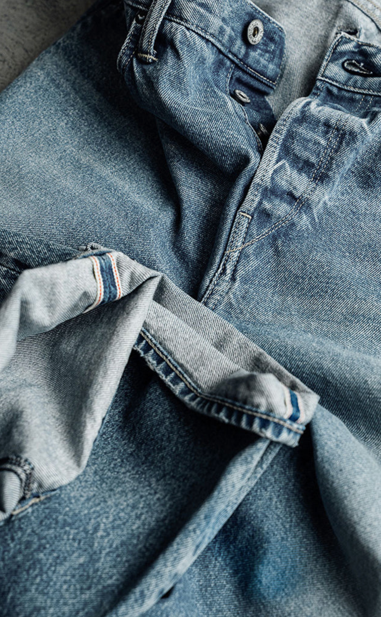 Hiroshi Kato The Pail Loose Straight - Natural Slub Indigo - Lou 12.5oz Selvedge