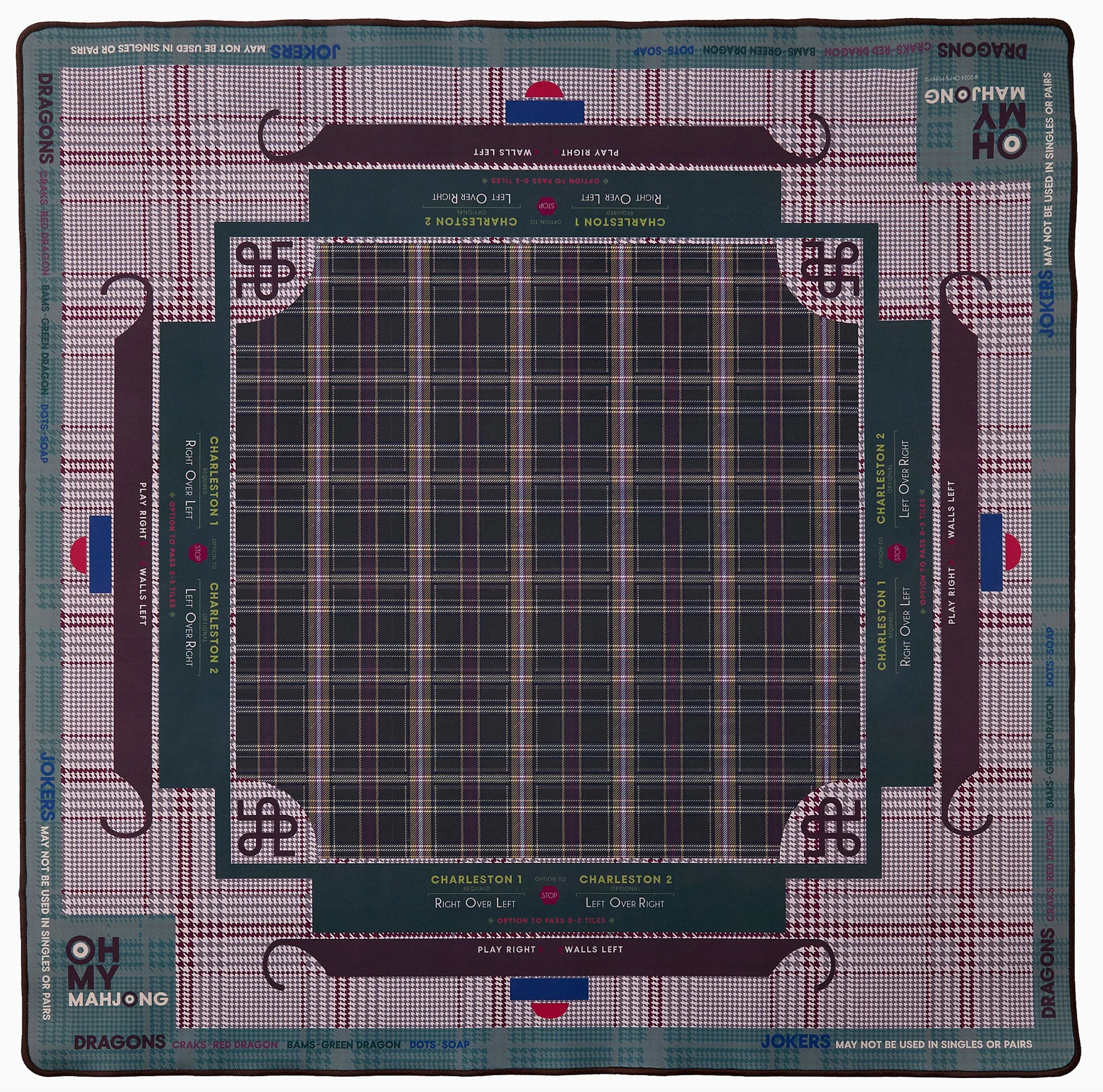 Oh My Mahjong Dapper Mat in Tube