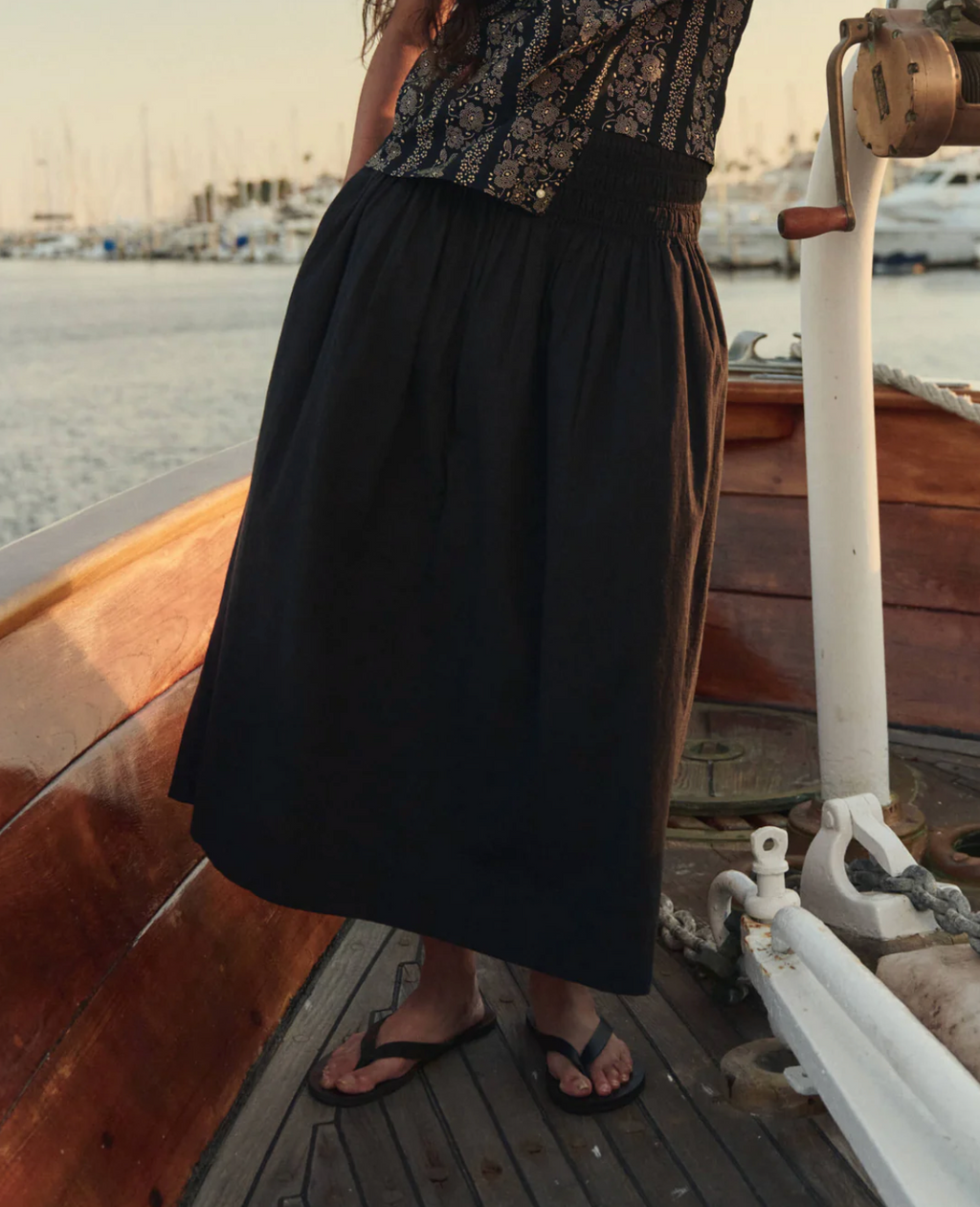 The Great The Viola Skirt - Black