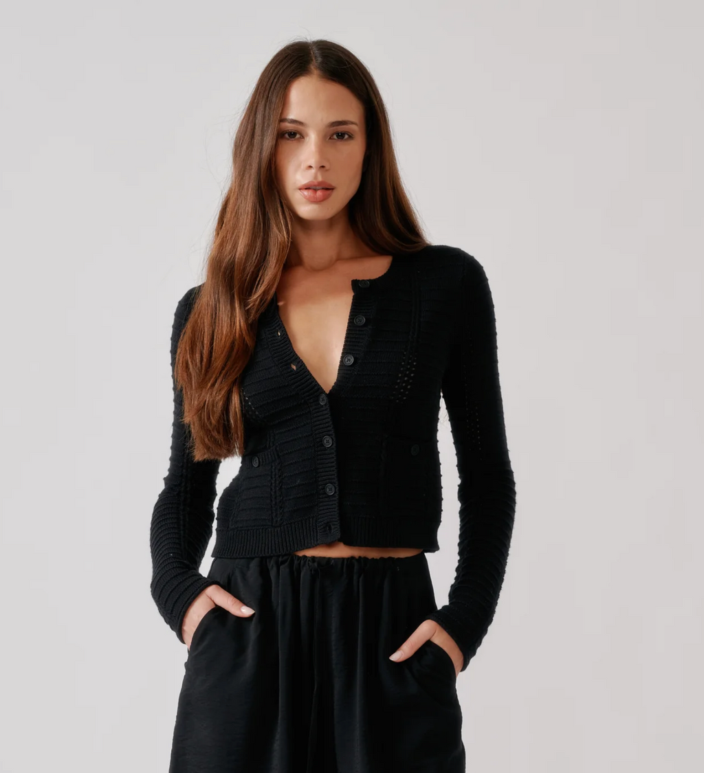 SABLYN Charlotte Slim Crewneck - Black