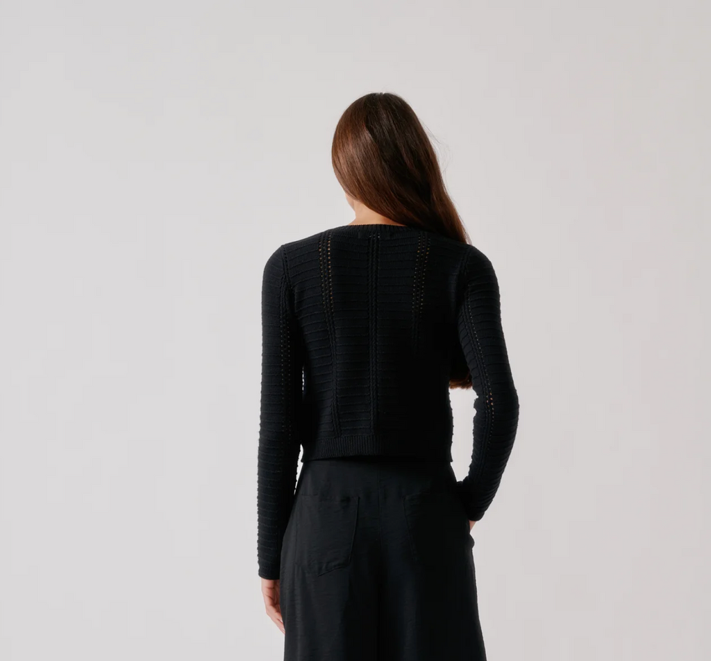 SABLYN Charlotte Slim Crewneck - Black