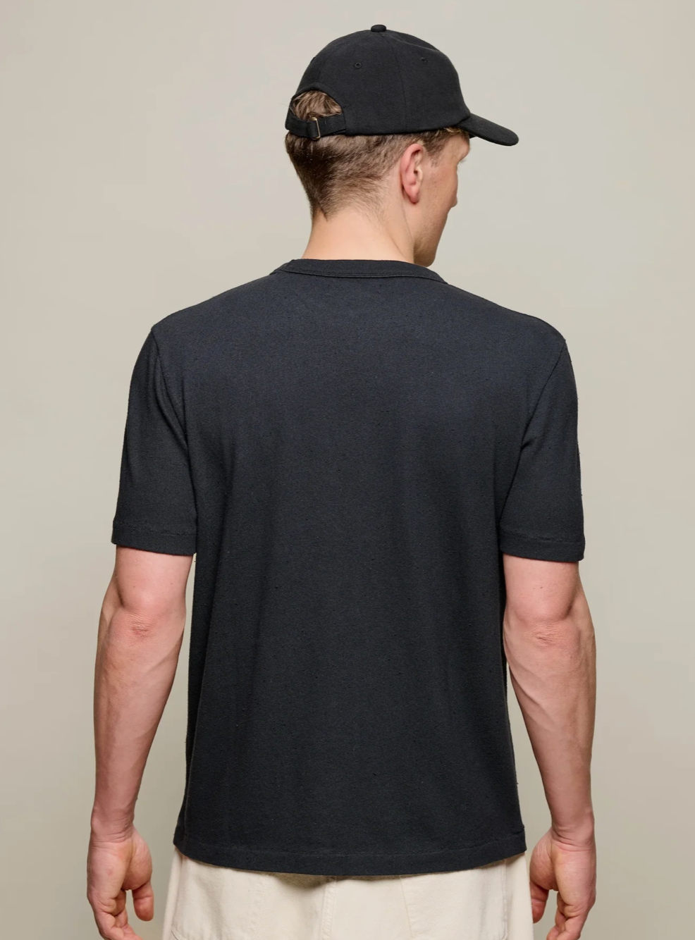 Merz B. Schwanen Supple Authentic Jersey Cotton T-Shirt - Black