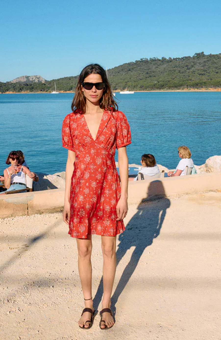 Ciao Lucia Alix Begonia Silk Dress - Red