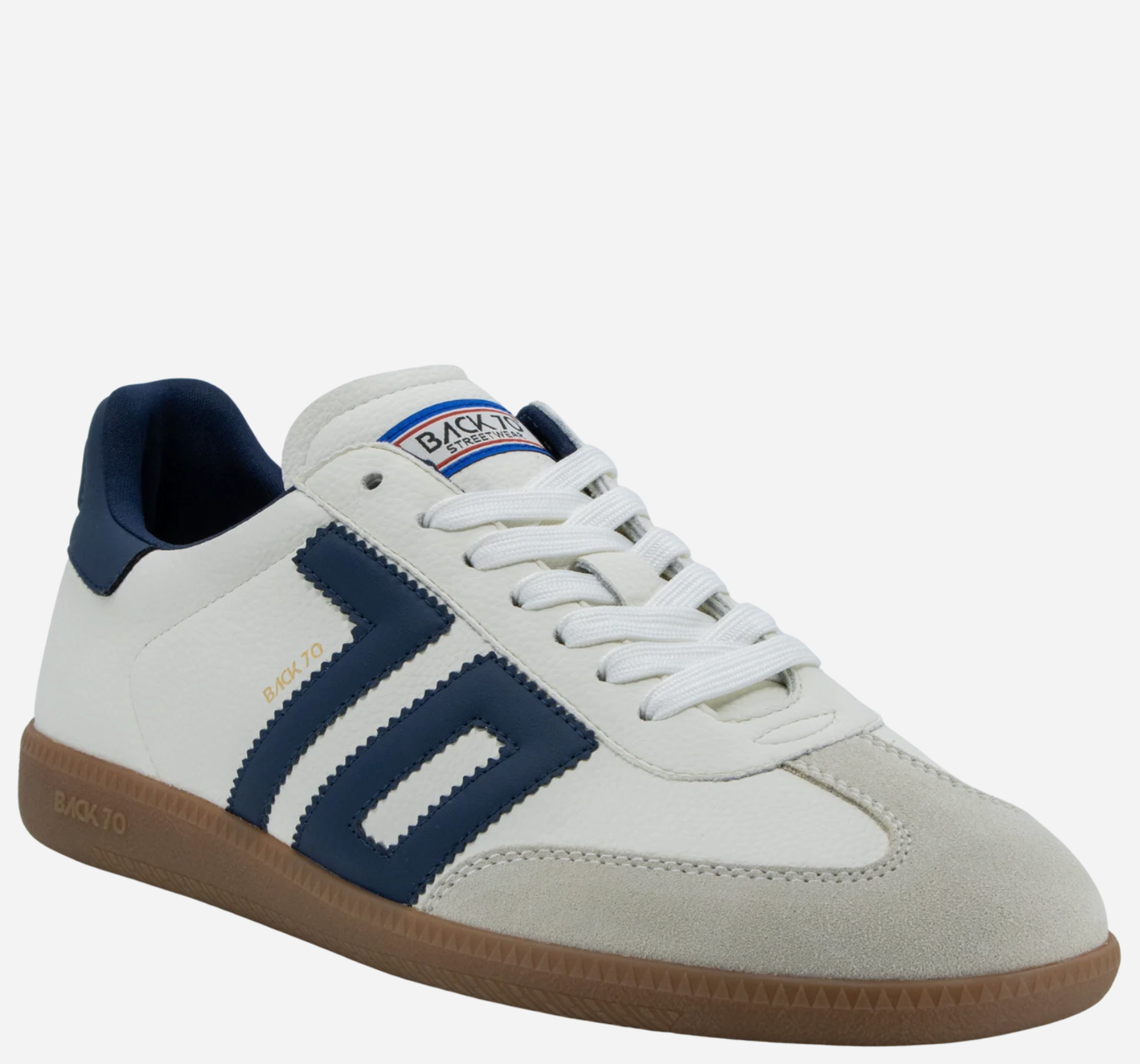 Back 70 Cloud 600 Sneakers in White Navy