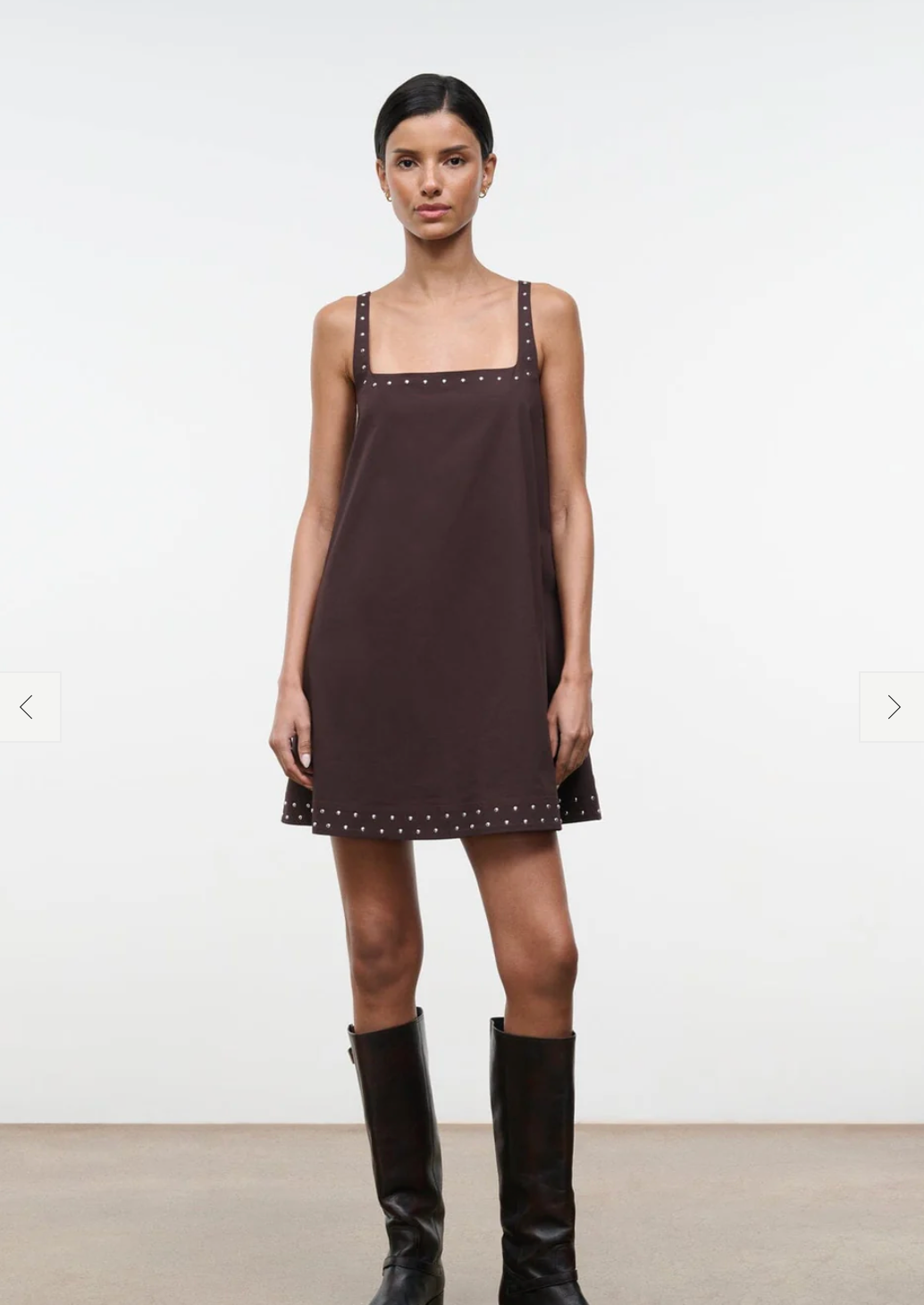 Staud Brio Dress - Earth Stud