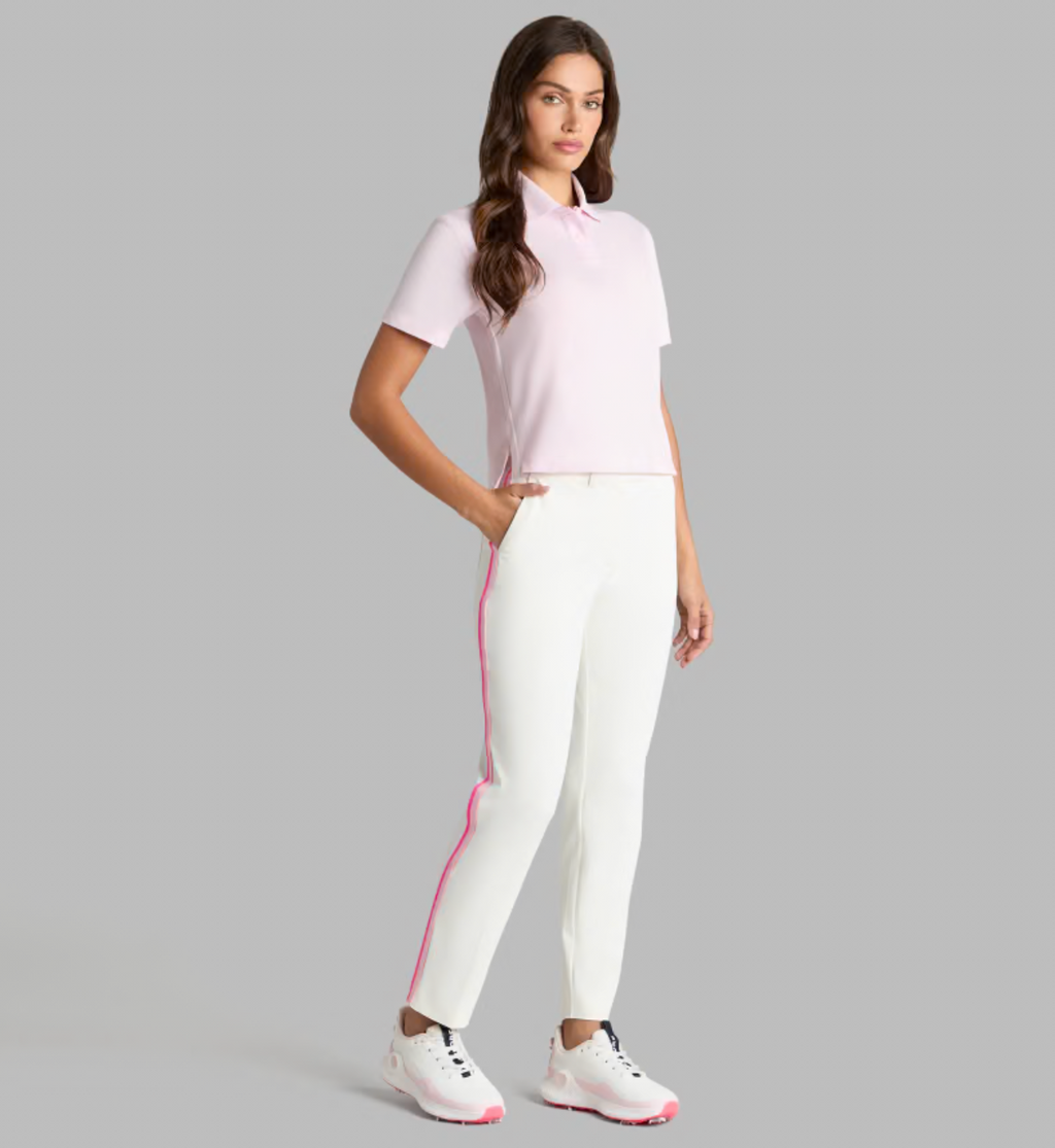 G/FORE All Play Tux Boxy Polo -Blush