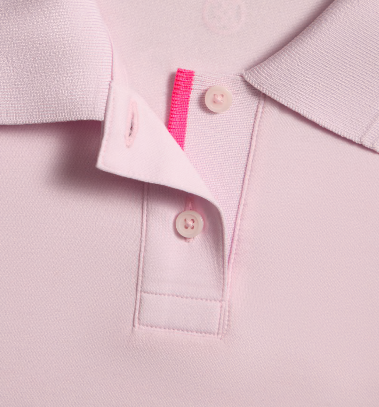 G/FORE All Play Tux Boxy Polo -Blush
