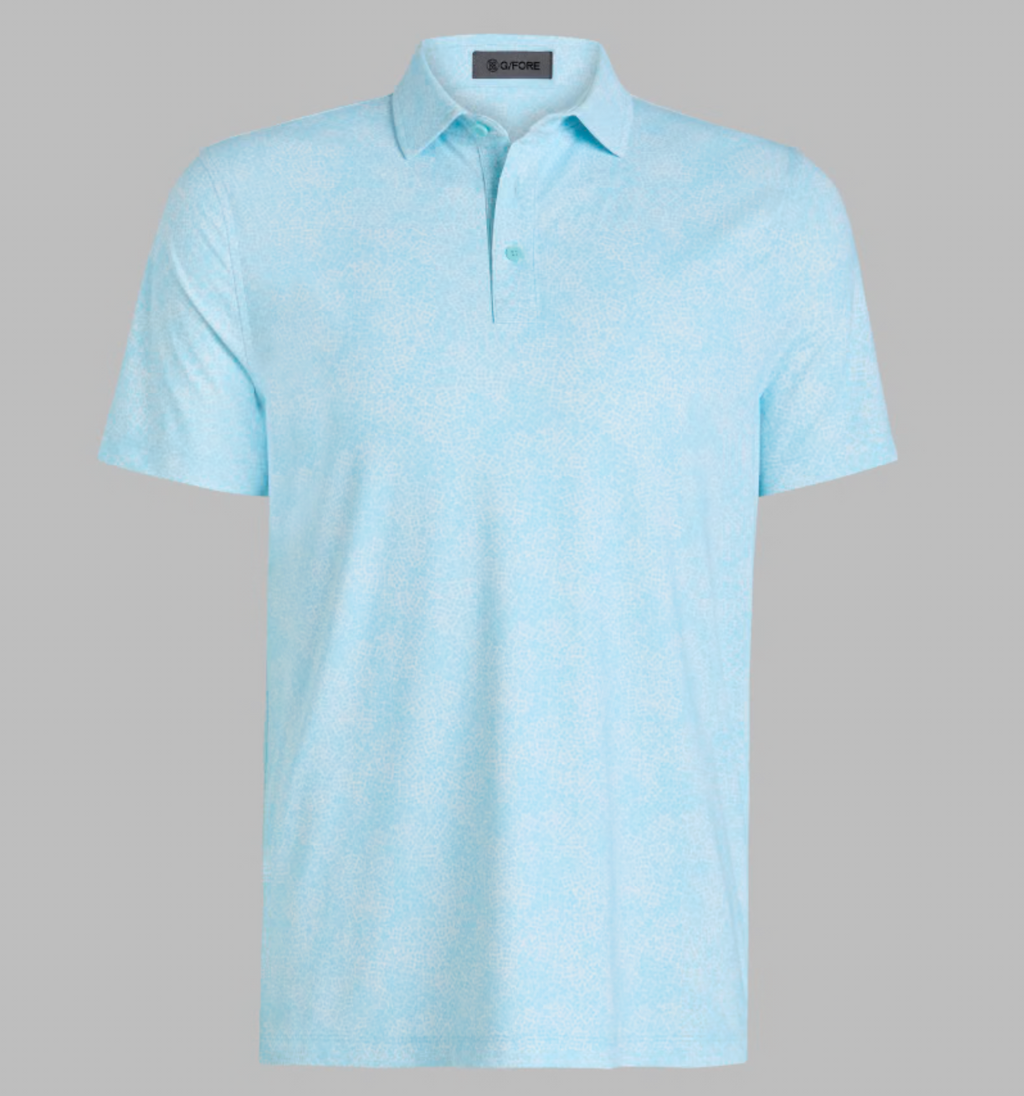 G/FORE Hydrangea Tech Jersey Polo - Cenote