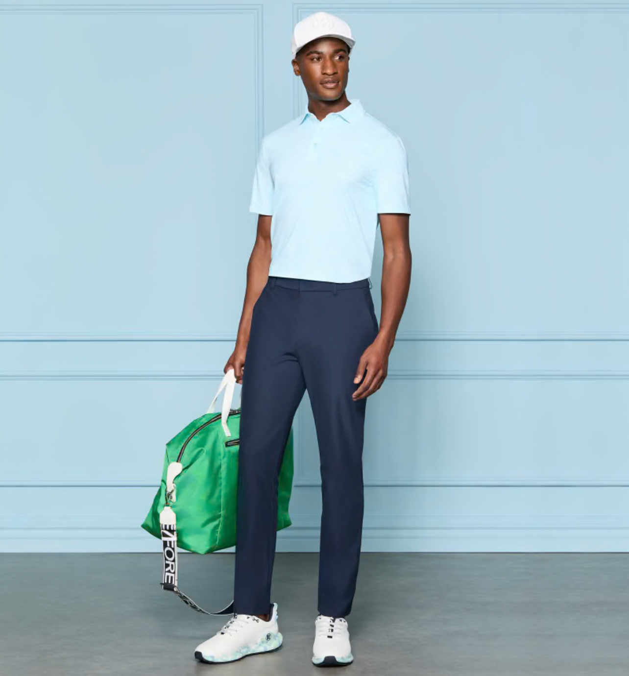 G/FORE Hydrangea Tech Jersey Polo - Cenote