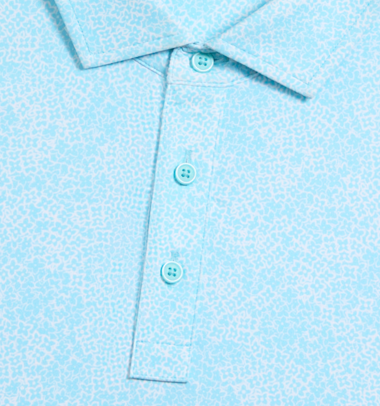 G/FORE Hydrangea Tech Jersey Polo - Cenote