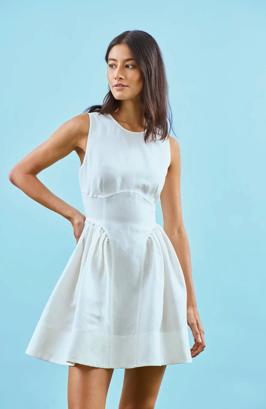 Hunter Bell Layne Dress - White