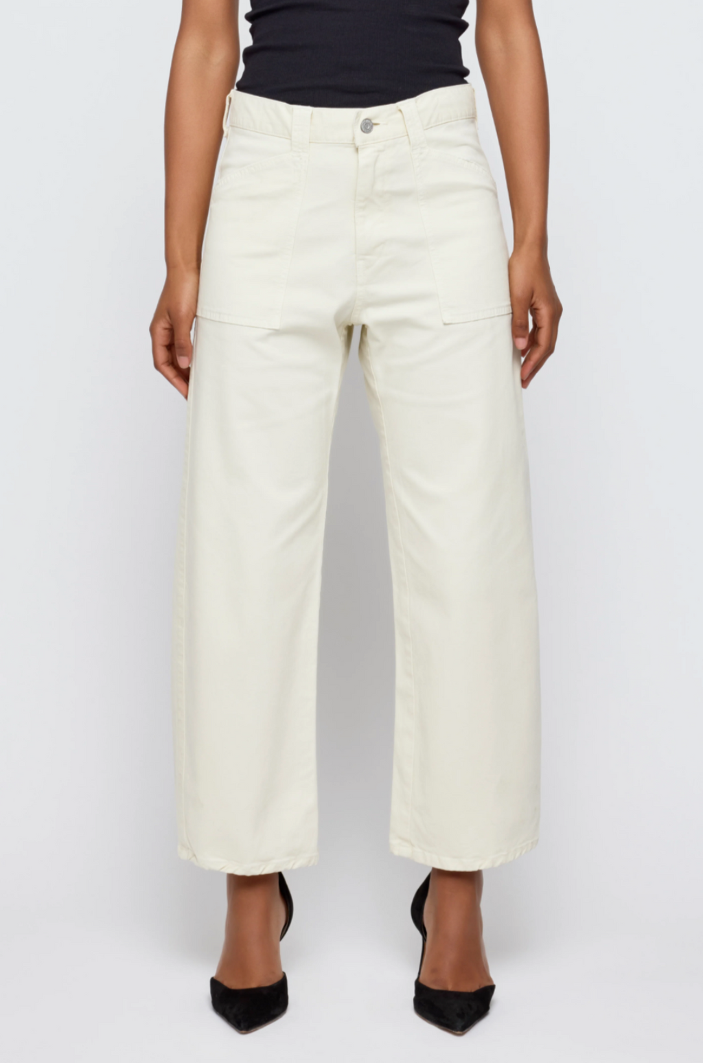 Moussy Gusset Cargo Pomonok - Ivory