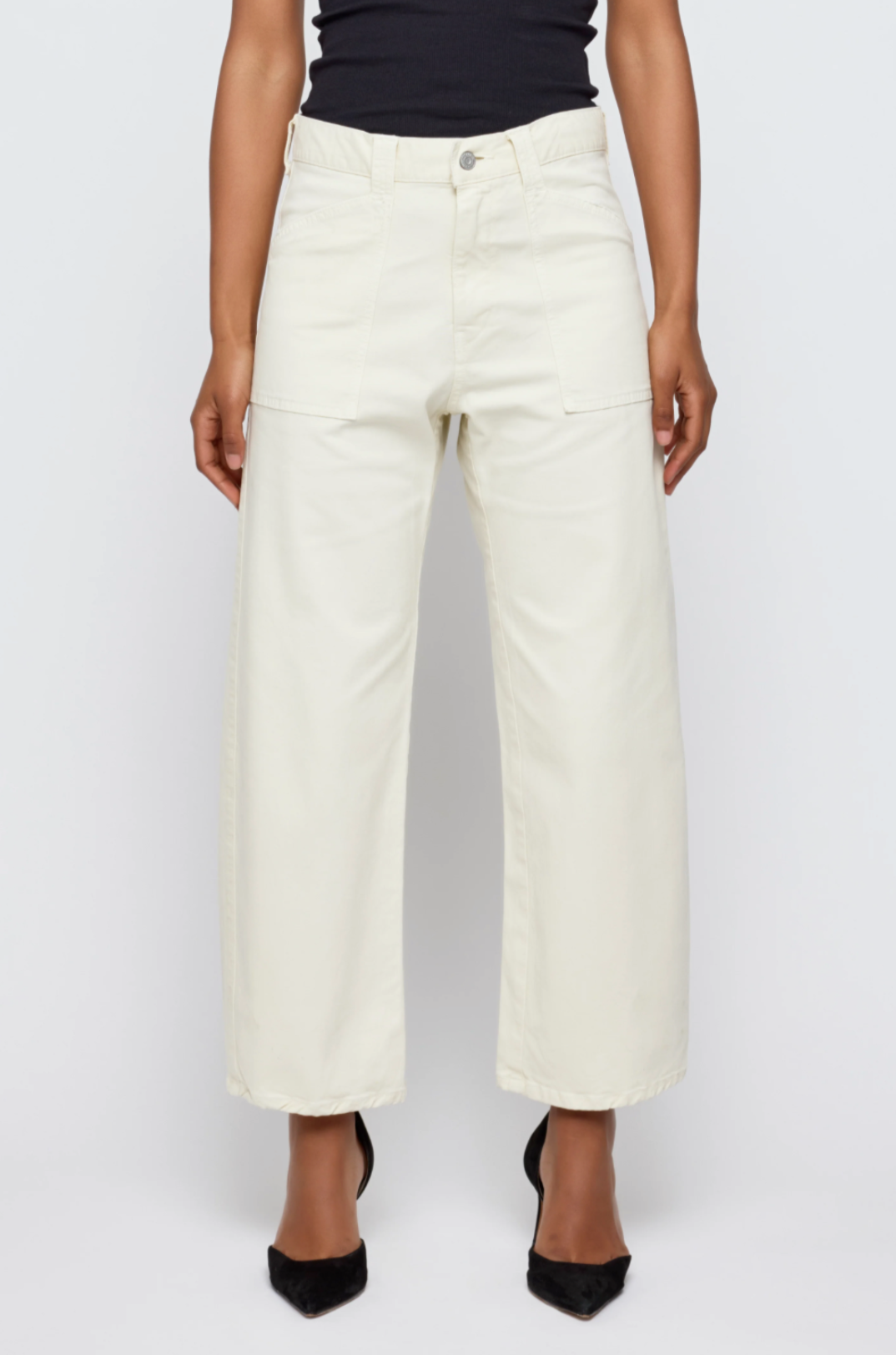 Moussy Gusset Cargo Pomonok - Ivory