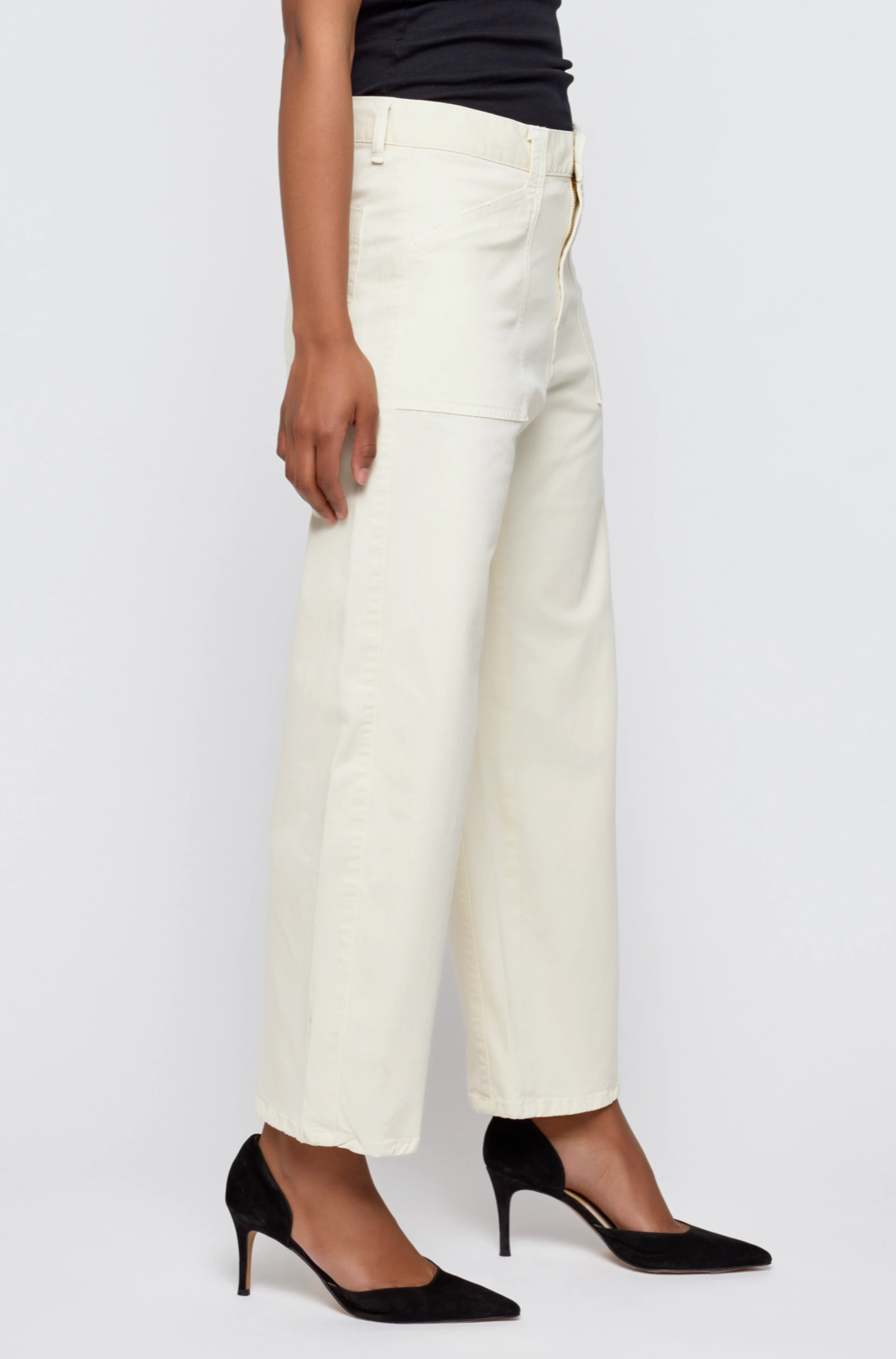 Moussy Gusset Cargo Pomonok - Ivory