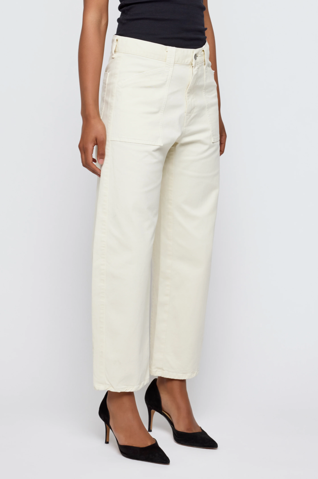 Moussy Gusset Cargo Pomonok - Ivory