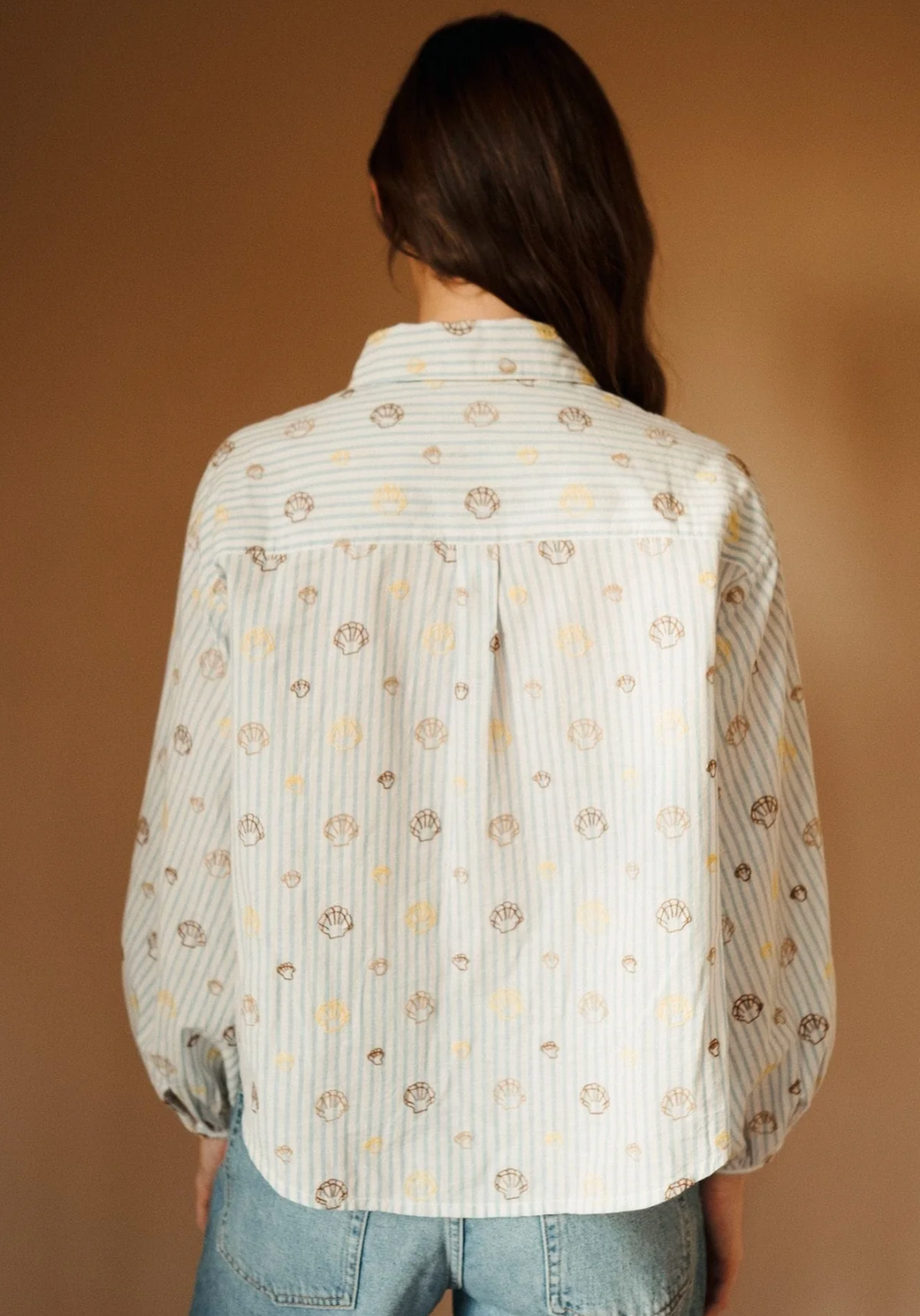 Mille Molly Top - Seashell Embroidery