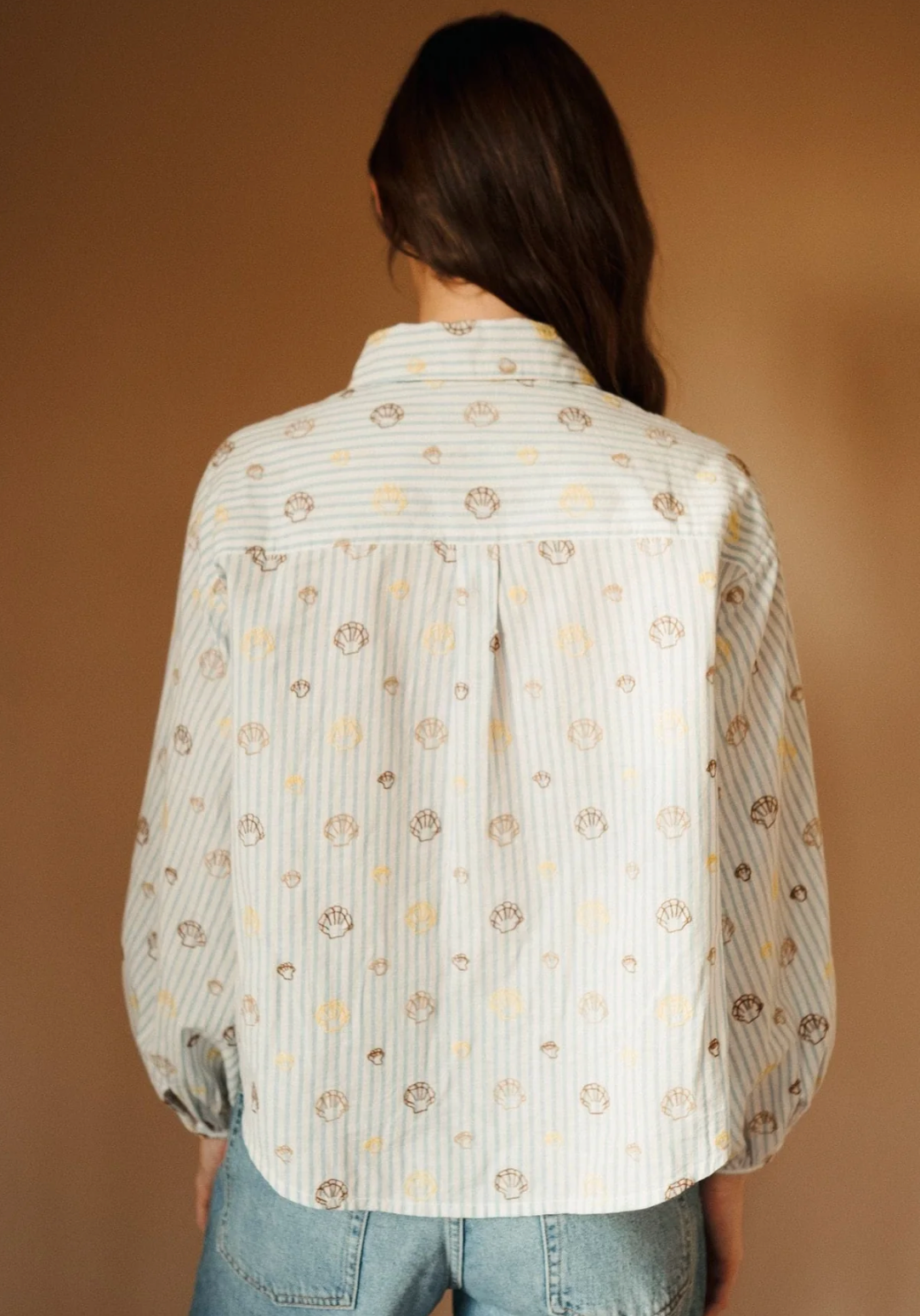 Mille Molly Top - Seashell Embroidery