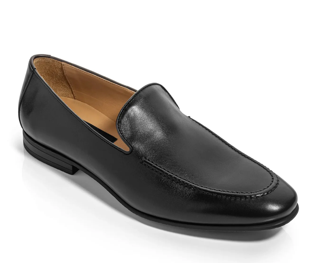 To Boot Sonoma Black Calf Leather Slip-On