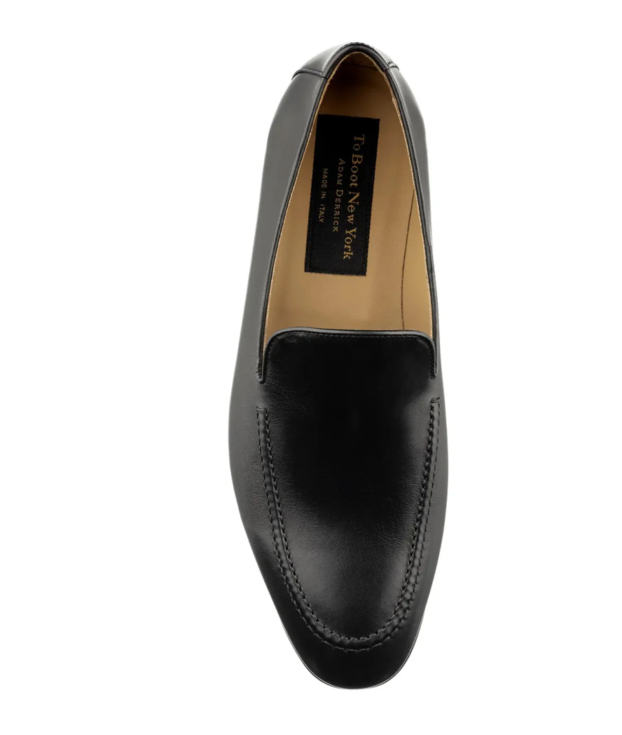 To Boot Sonoma Black Calf Leather Slip-On