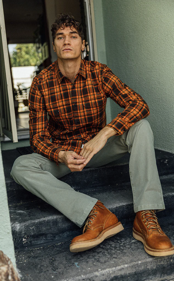 Hiroshi Kato The Pipe Straight Chino Oxford - Sand Stone