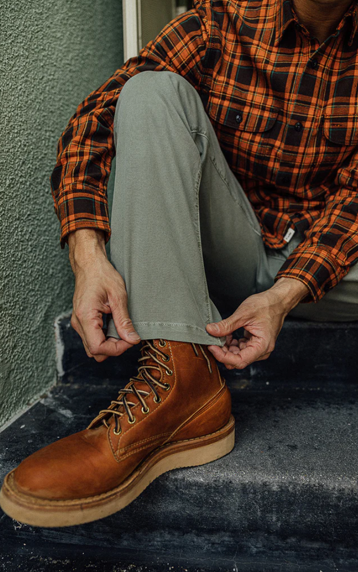 Hiroshi Kato The Pipe Straight Chino Oxford - Sand Stone
