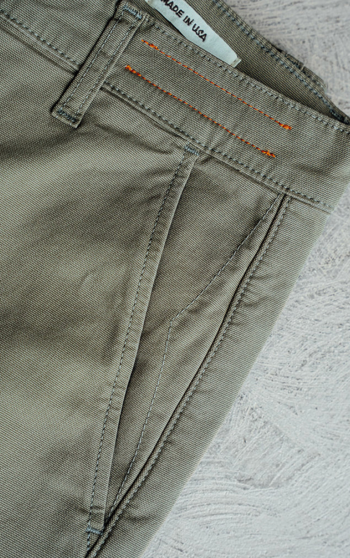 Hiroshi Kato The Pipe Straight Chino Oxford - Sand Stone