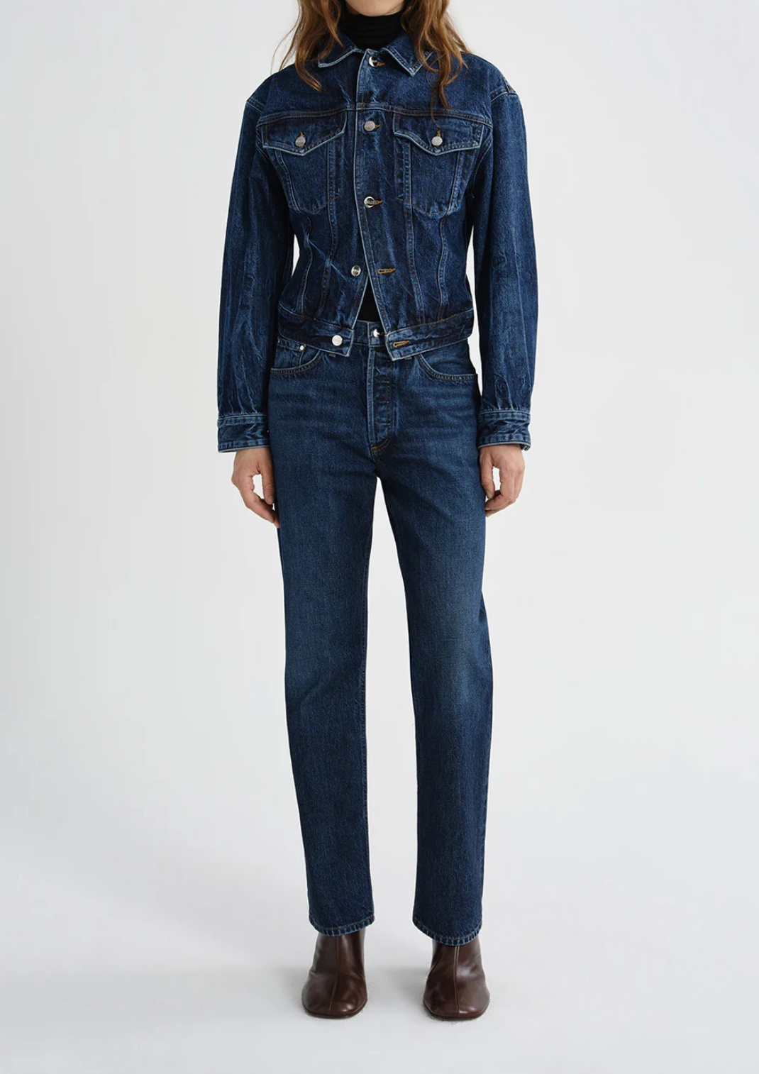 Agolde Lana High Rise Vintage Straight in Covell