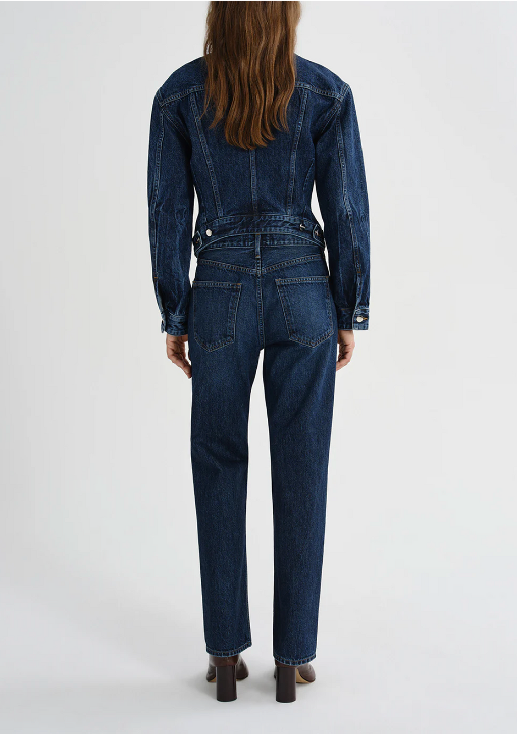 Agolde Lana High Rise Vintage Straight in Covell