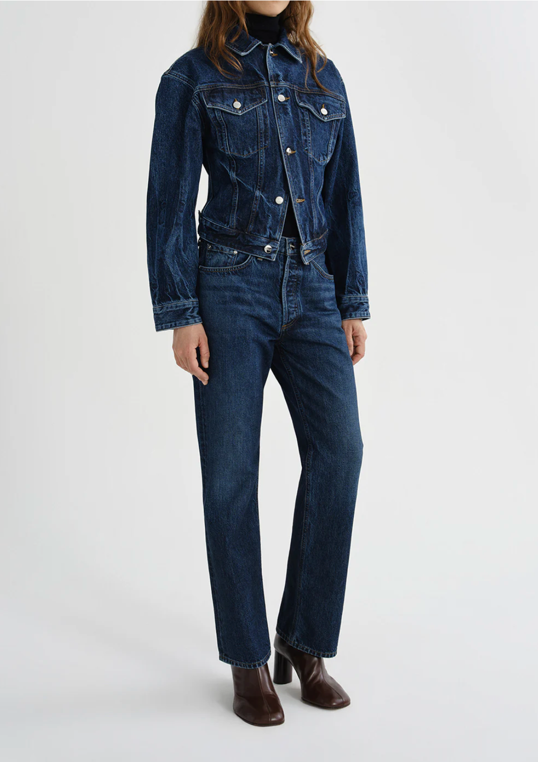 Agolde Lana High Rise Vintage Straight in Covell