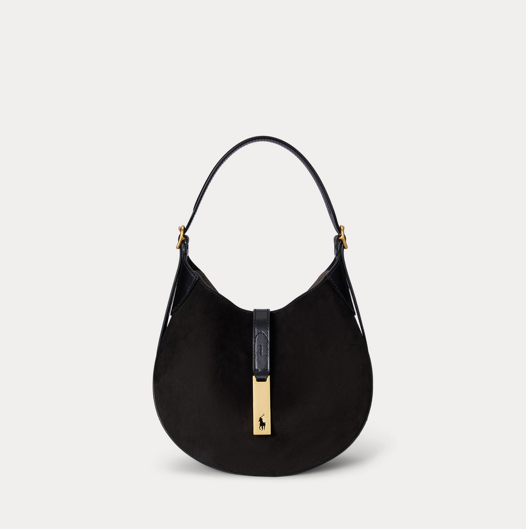 Polo Ralph Lauren Suede ID Bag - Black
