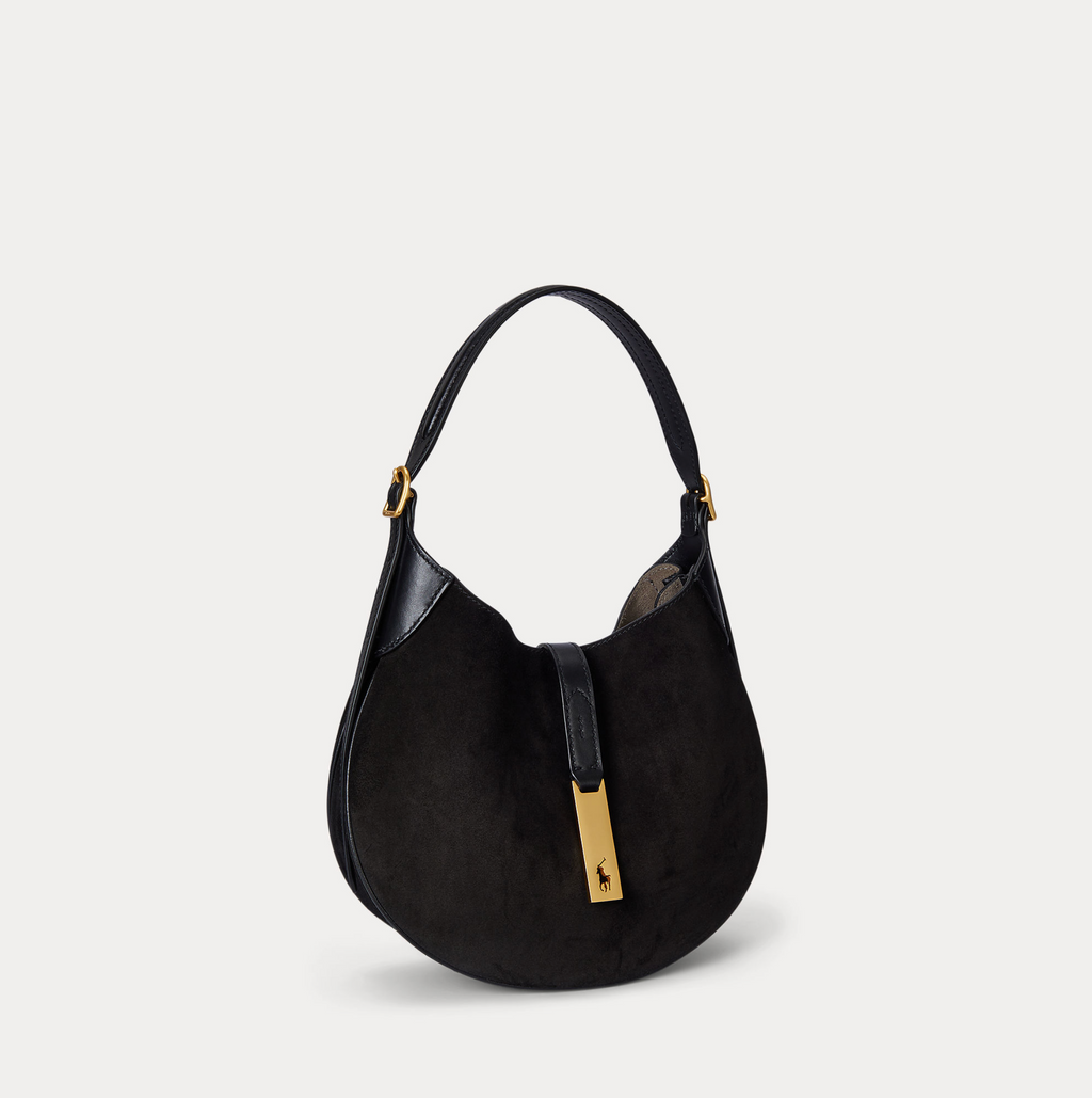 Polo Ralph Lauren Suede ID Bag - Black