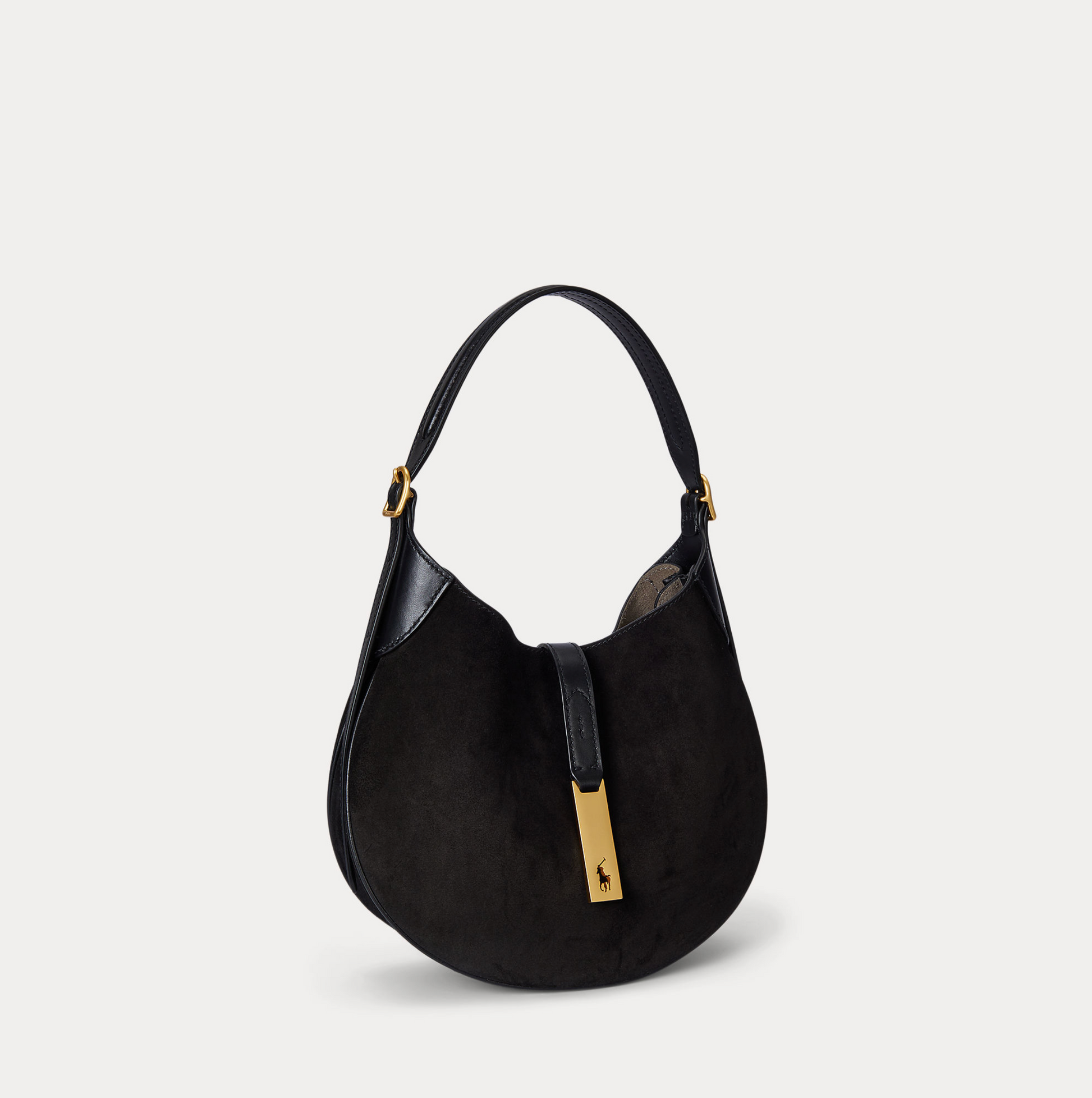 Polo Ralph Lauren Suede ID Bag - Black