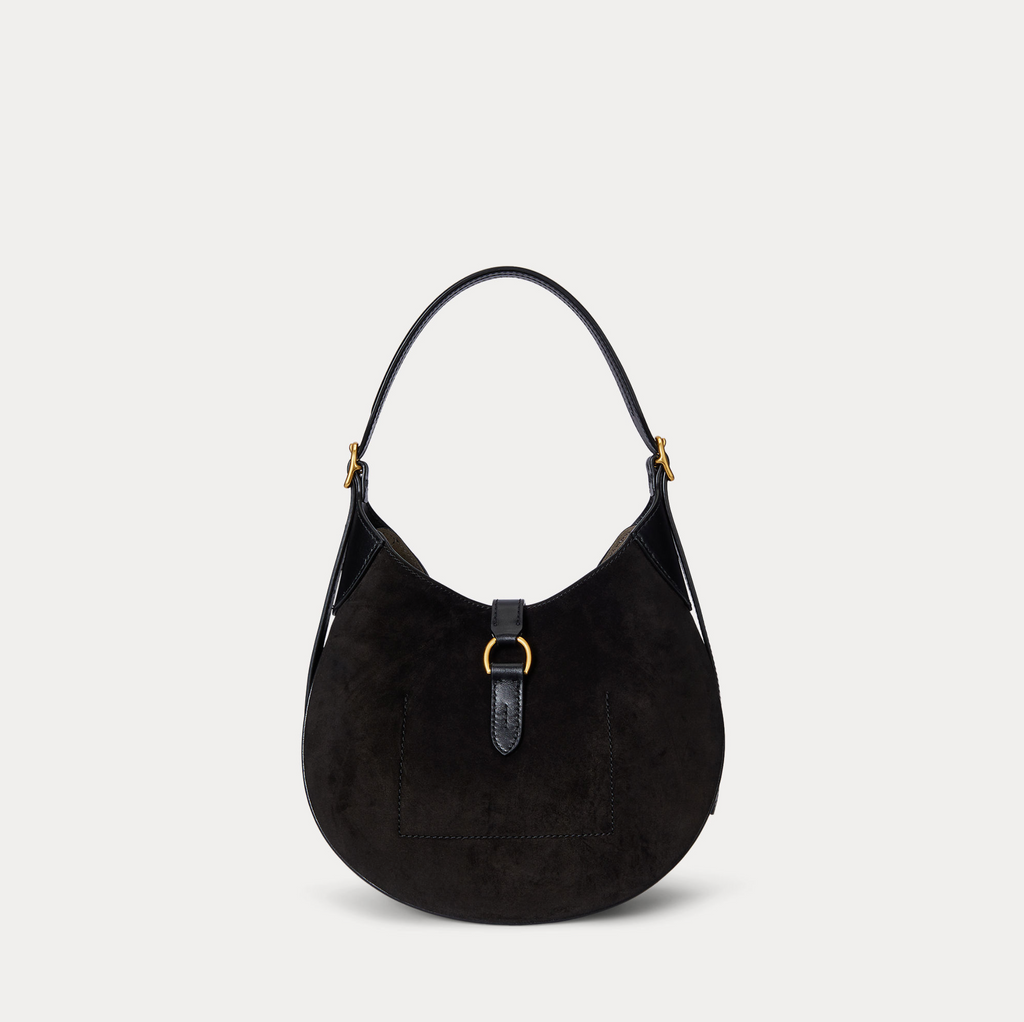 Polo Ralph Lauren Suede ID Bag - Black