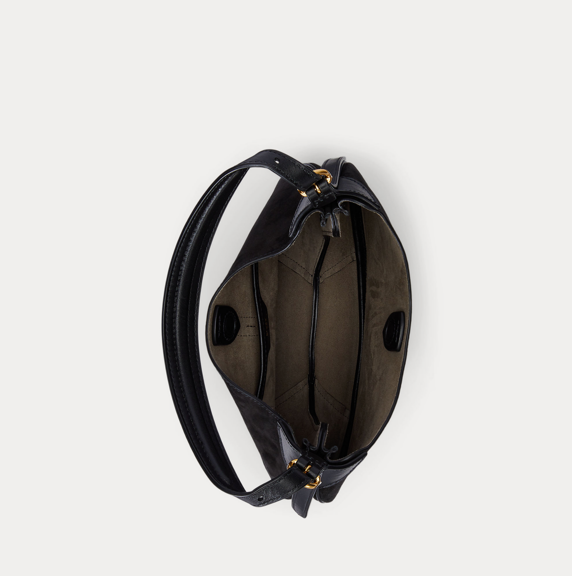 Polo Ralph Lauren Suede ID Bag - Black