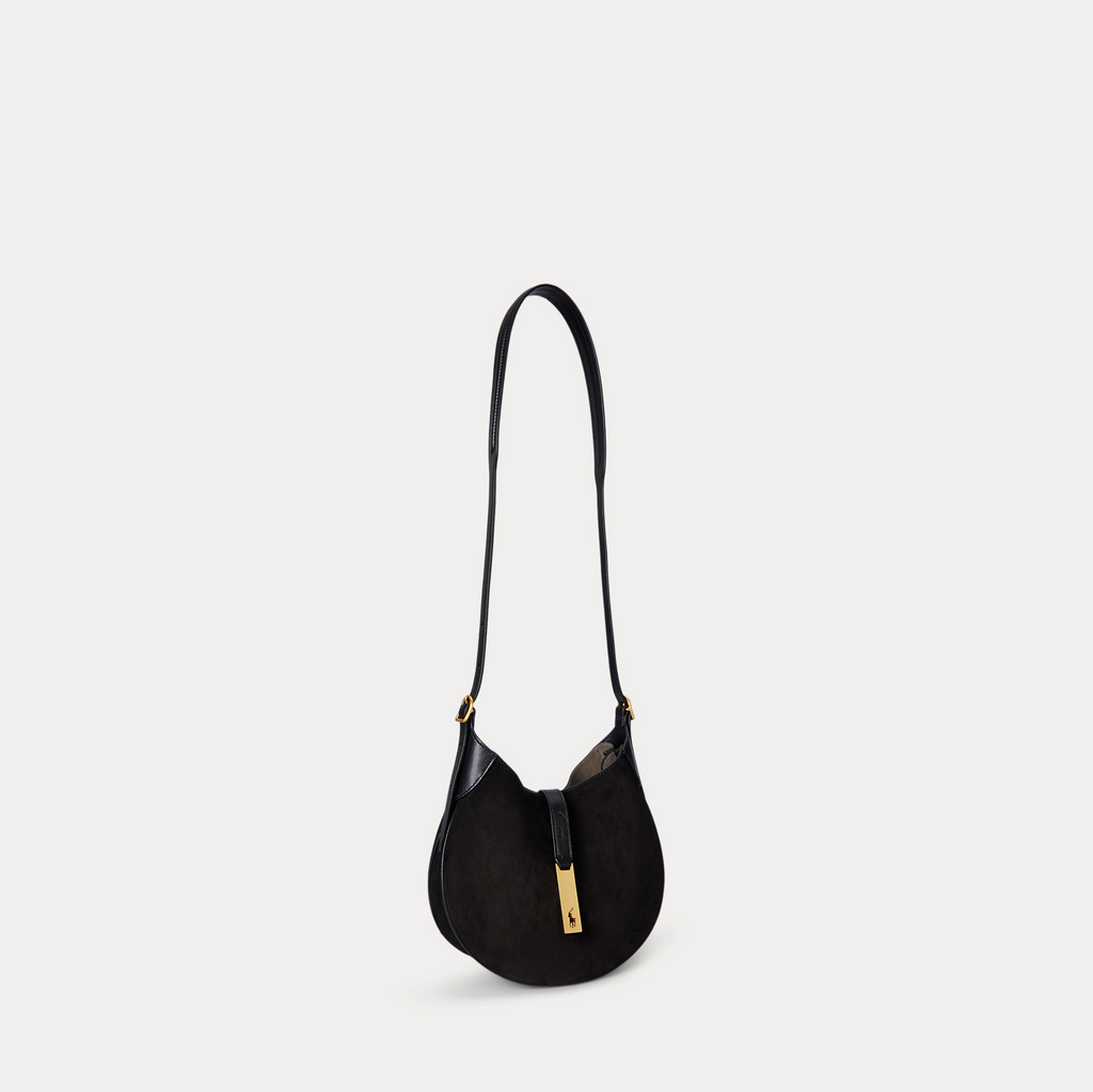 Polo Ralph Lauren Suede ID Bag - Black