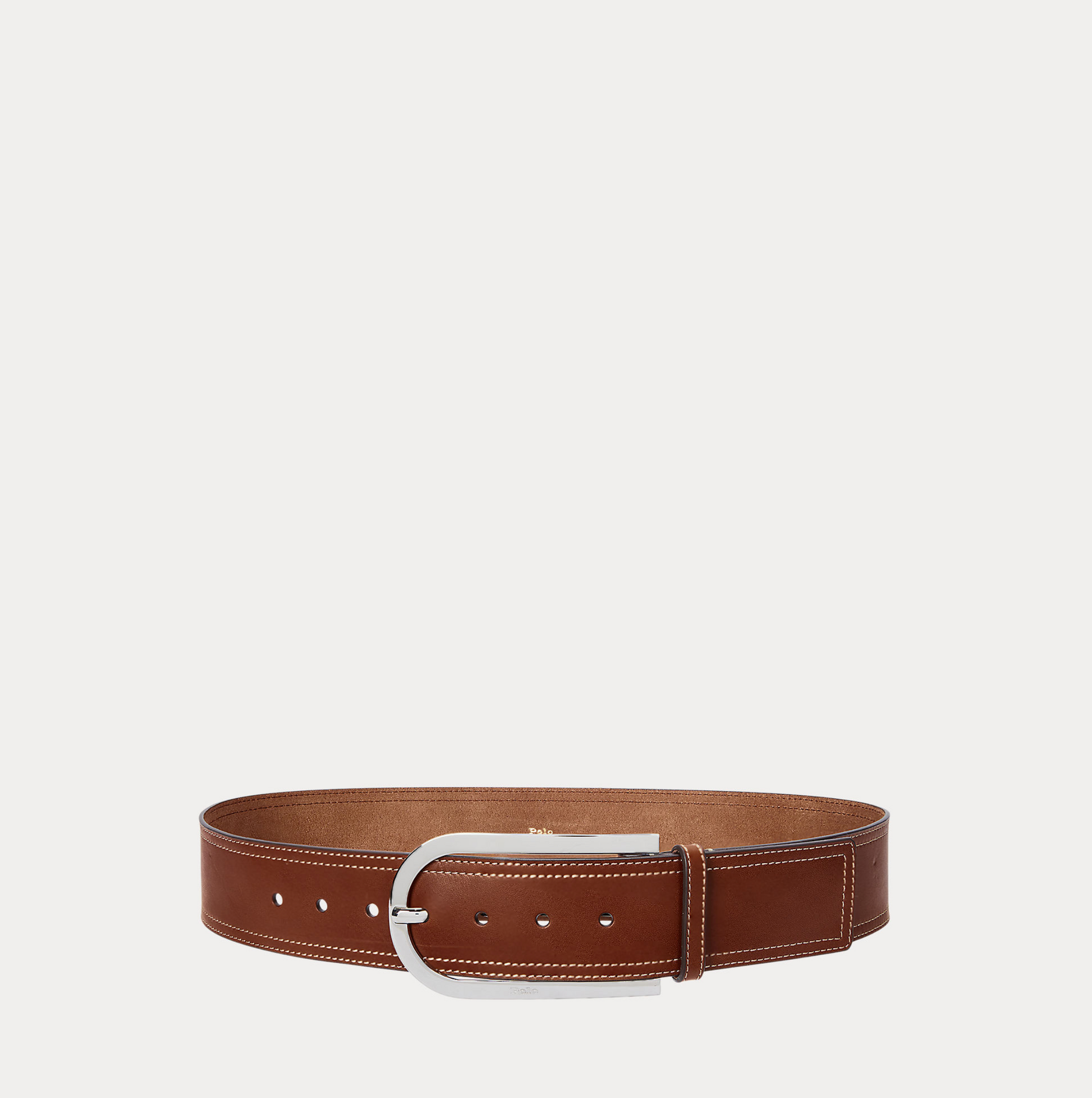 Polo Ralph Lauren Smooth Vachetta -50mm - Cuoio/Silver