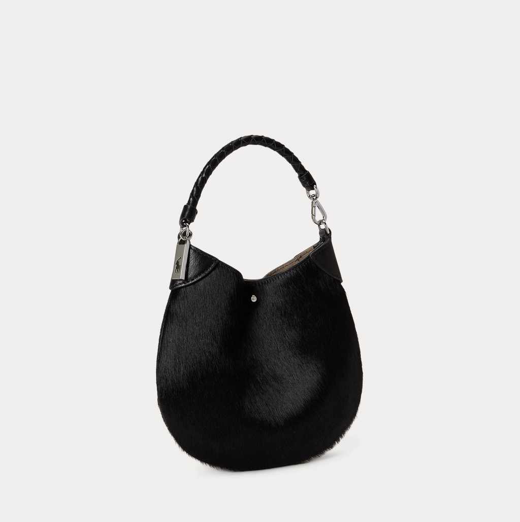 Polo Ralph Lauren Calf Hair ID Small Pouch - Black
